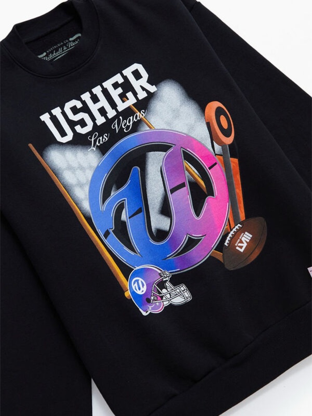 Super Bowl LVIII Usher Halftime Sweatshirt | Mitchell & Ness | XL